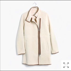 Madewell Sherpa Cocoon Coat